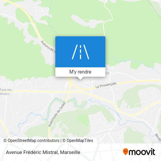Avenue Frédéric Mistral plan