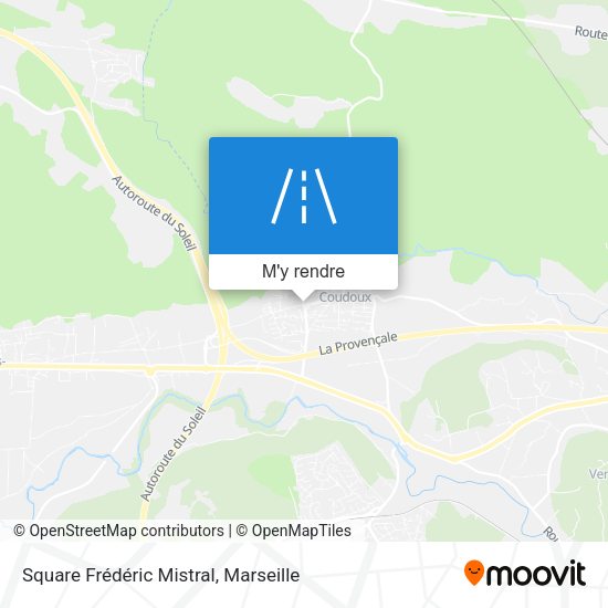 Square Frédéric Mistral plan