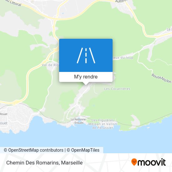 Chemin Des Romarins plan