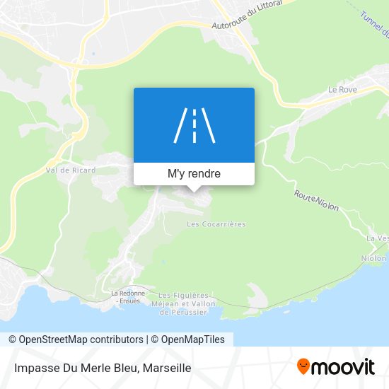 Impasse Du Merle Bleu plan