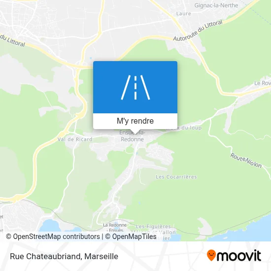 Rue Chateaubriand plan