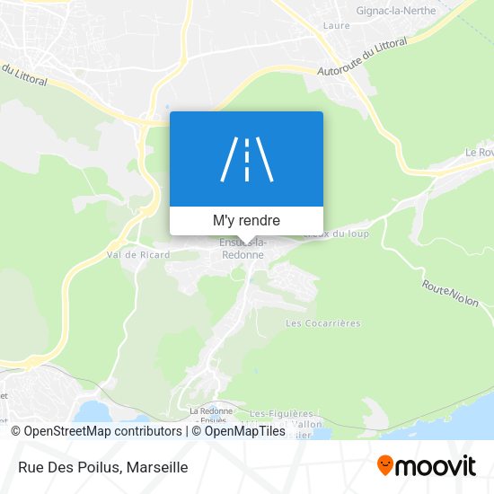 Rue Des Poilus plan