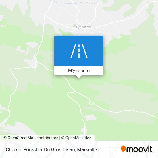 Chemin Forestier Du Gros Calan plan