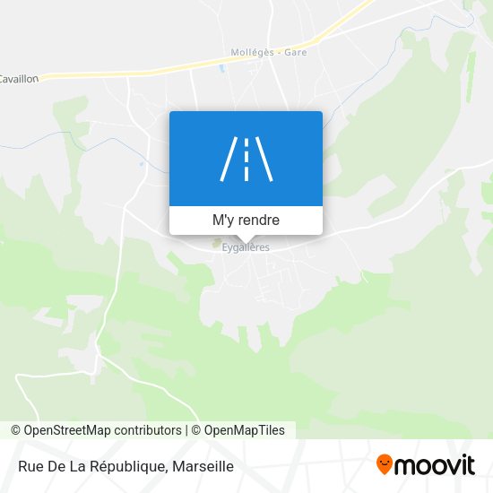 Rue De La République plan