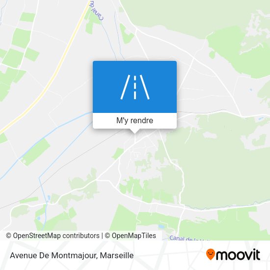 Avenue De Montmajour plan