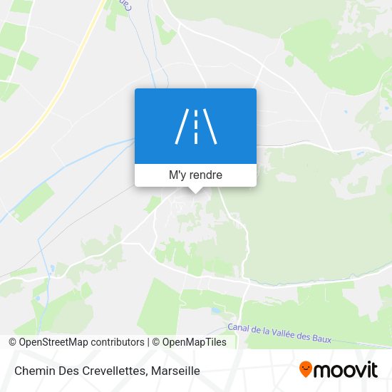 Chemin Des Crevellettes plan