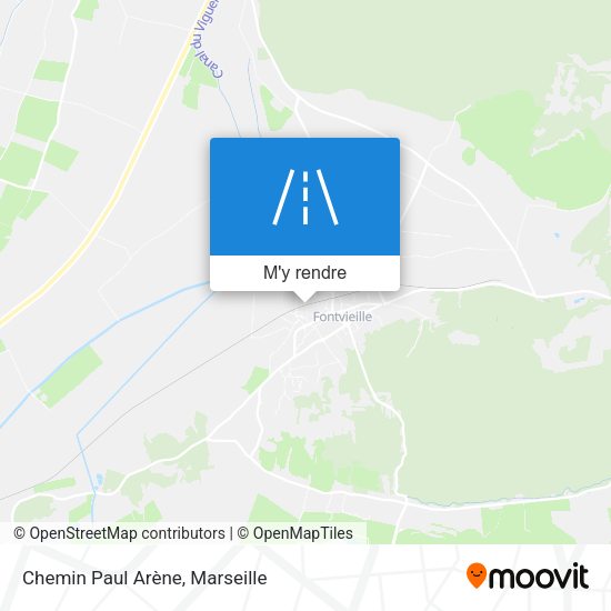 Chemin Paul Arène plan