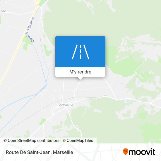 Route De Saint-Jean plan