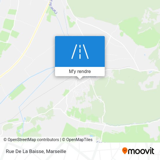 Rue De La Baisse plan