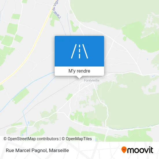 Rue Marcel Pagnol plan