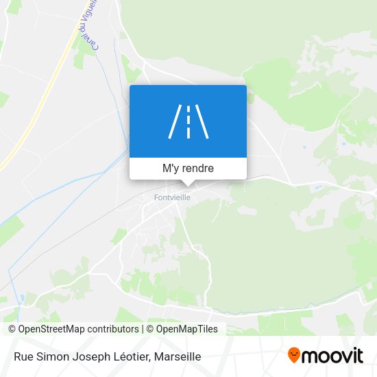Rue Simon Joseph Léotier plan