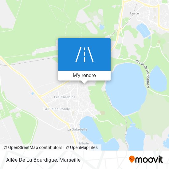 Allée De La Bourdigue plan