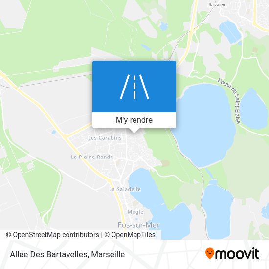 Allée Des Bartavelles plan