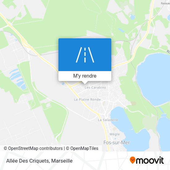 Allée Des Criquets plan