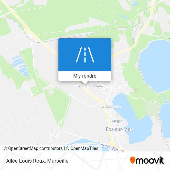 Allée Louis Roux plan