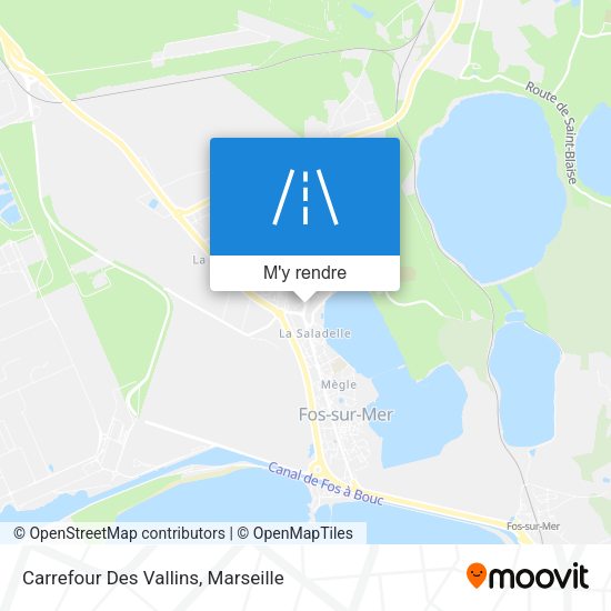 Carrefour Des Vallins plan