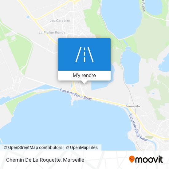 Chemin De La Roquette plan