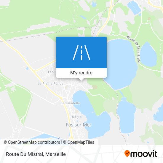 Route Du Mistral plan