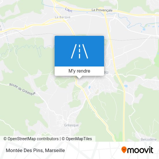 Montée Des Pins plan