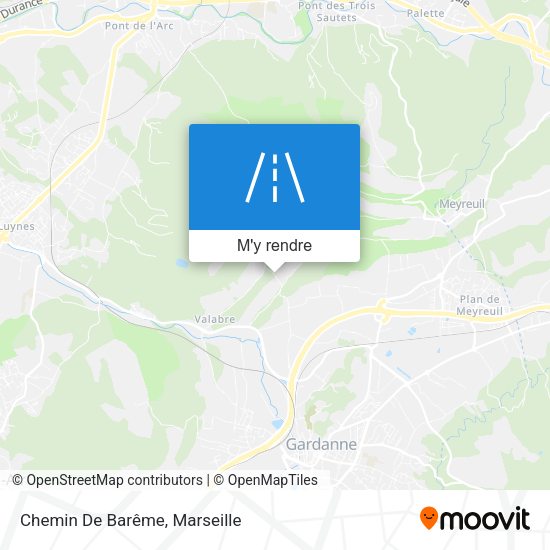 Chemin De Barême plan