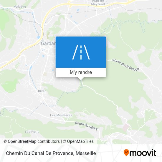 Chemin Du Canal De Provence plan