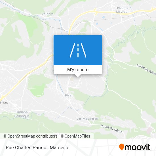 Rue Charles Pauriol plan