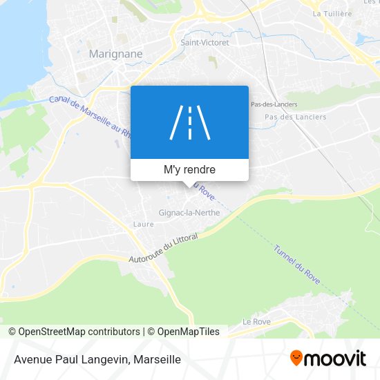 Avenue Paul Langevin plan