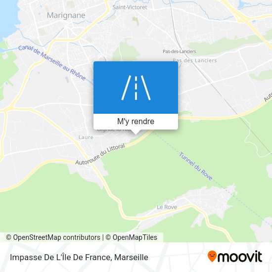 Impasse De L'Île De France plan