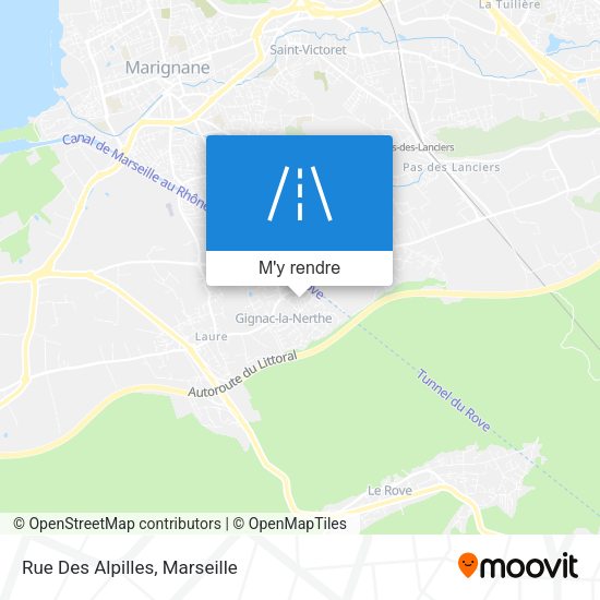 Rue Des Alpilles plan