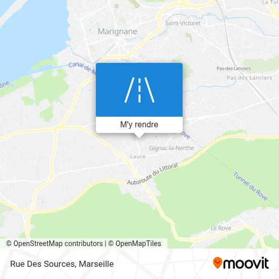 Rue Des Sources plan