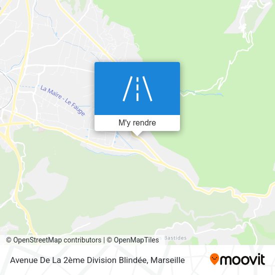Avenue De La 2ème Division Blindée plan