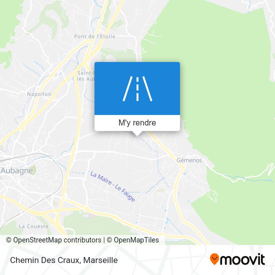 Chemin Des Craux plan