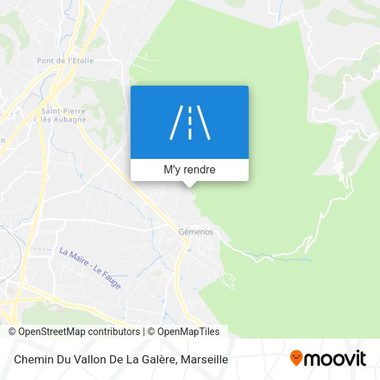 Chemin Du Vallon De La Galère plan