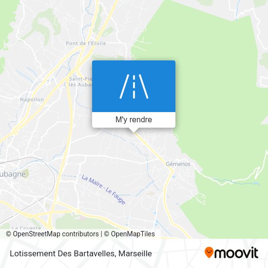 Lotissement Des Bartavelles plan