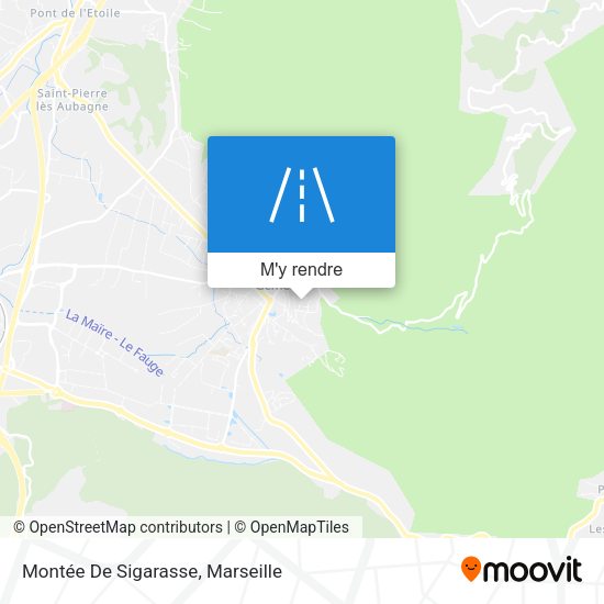 Montée De Sigarasse plan