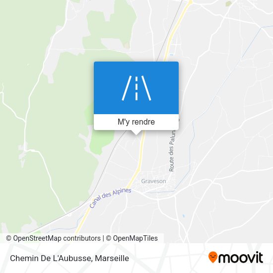 Chemin De L'Aubusse plan