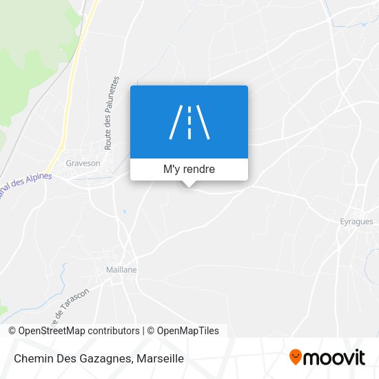 Chemin Des Gazagnes plan