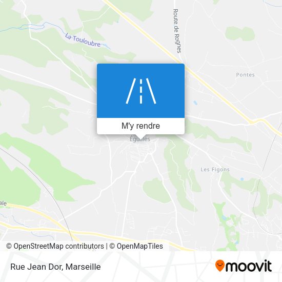 Rue Jean Dor plan