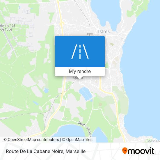 Route De La Cabane Noire plan