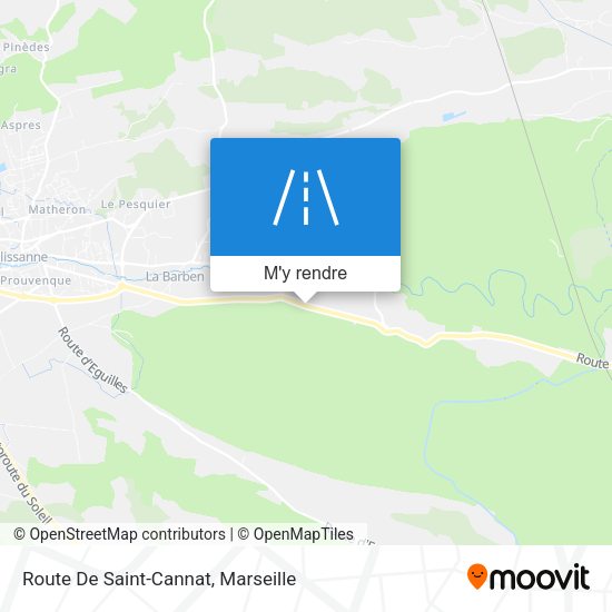 Route De Saint-Cannat plan