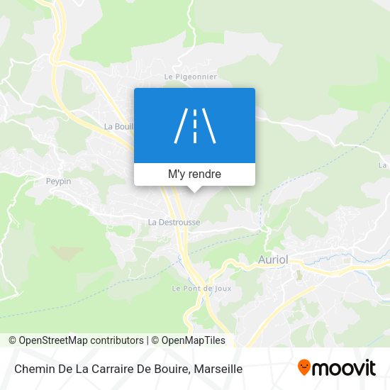 Chemin De La Carraire De Bouire plan