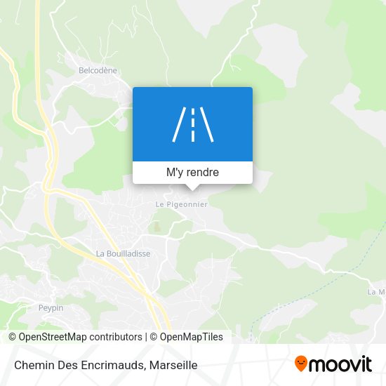 Chemin Des Encrimauds plan
