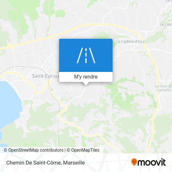 Chemin De Saint-Côme plan