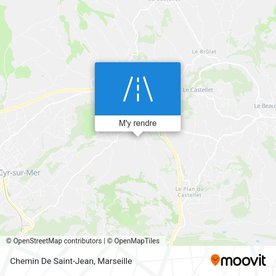 Chemin De Saint-Jean plan