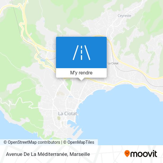 Avenue De La Méditerranée plan