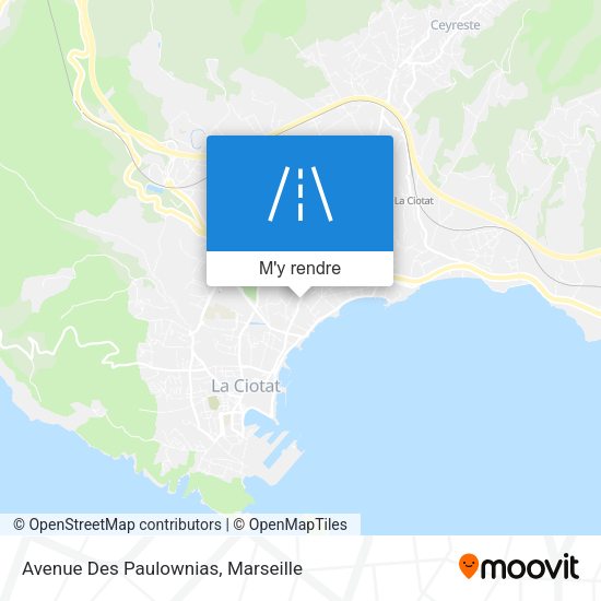 Avenue Des Paulownias plan