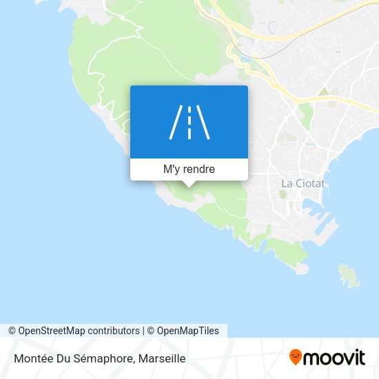 Montée Du Sémaphore plan
