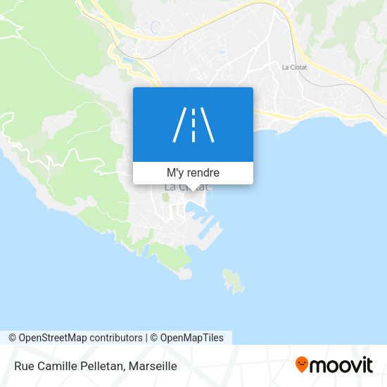 Rue Camille Pelletan plan