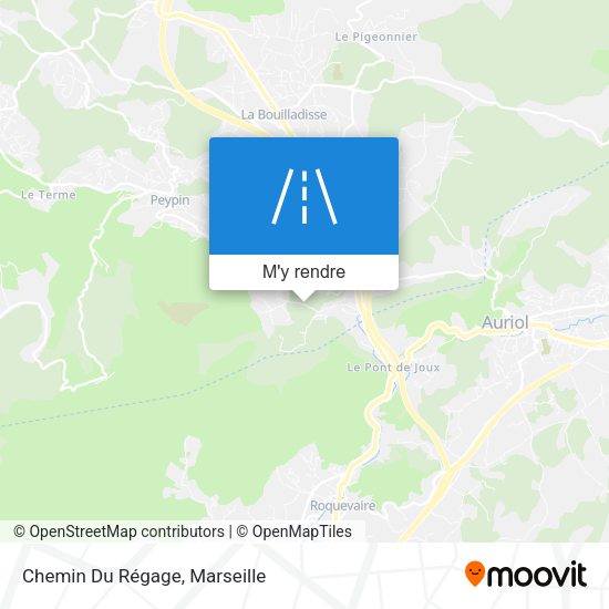 Chemin Du Régage plan