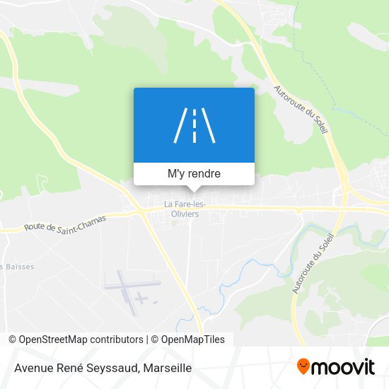 Avenue René Seyssaud plan